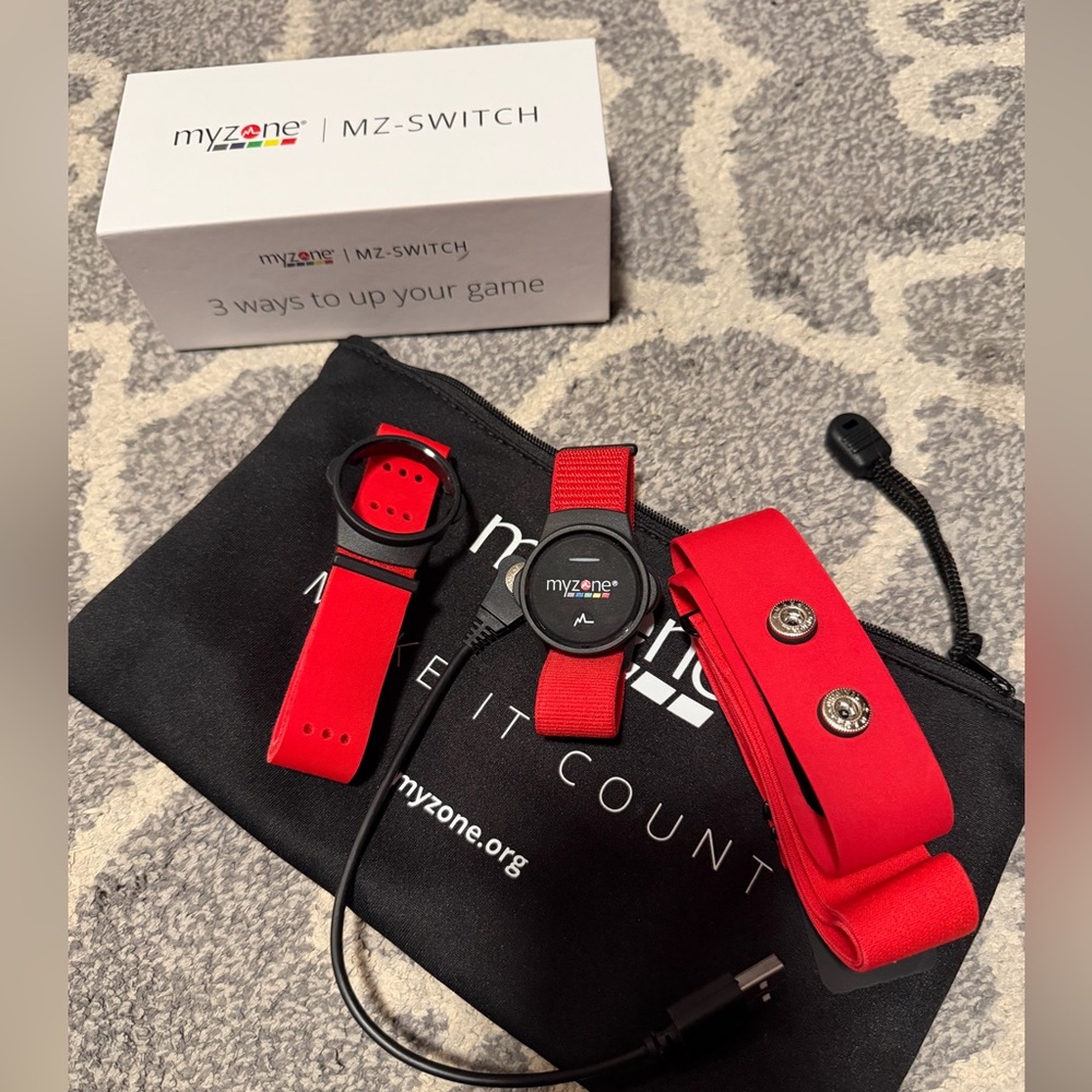 MZ-Switch Red Wearable Fitness Tracker
